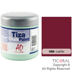 PINTURA TIZA AD 085 LADRILLO 200ML X 3 UNIDADES